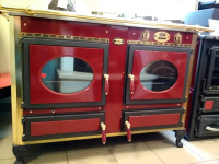 Печь-плита COUNTRY 120 LGE, brass red (J. Corradi)