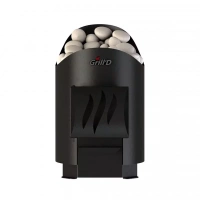 Дровяная банная печь Grill'D Aurora Mini Short (дверца без стекла)