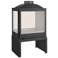 Печь LCI 5 GDFs Stove, двусторонняя, стекло слева (Liseo Castiron)