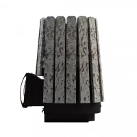 Дровяная банная печь Grill'D Cometa Vega 350 Short Window Max Stone (Серпентинит)
