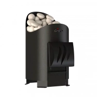 Дровяная банная печь Grill'D Aurora Mini Short (дверца без стекла)