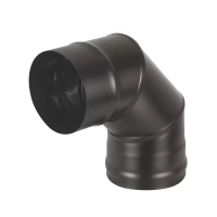 Колено BLACK (AISI 430/1,0мм) 90* 3S