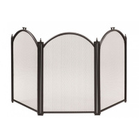 Экран каминный C03011BK (3 секции, 60х95см, черный)